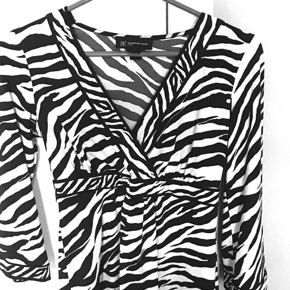INC zebra top